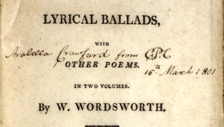 frontispiece of lyrical ballads 