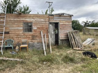 this is an old shed i am repairing