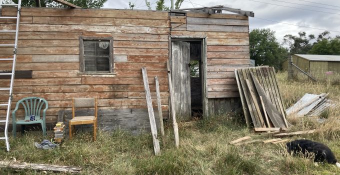 this is an old shed i am repairing